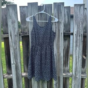 H&M Divided summer dress, floral, little black dress, cut out